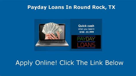 Payday Loans Round Rock Bad Credit
